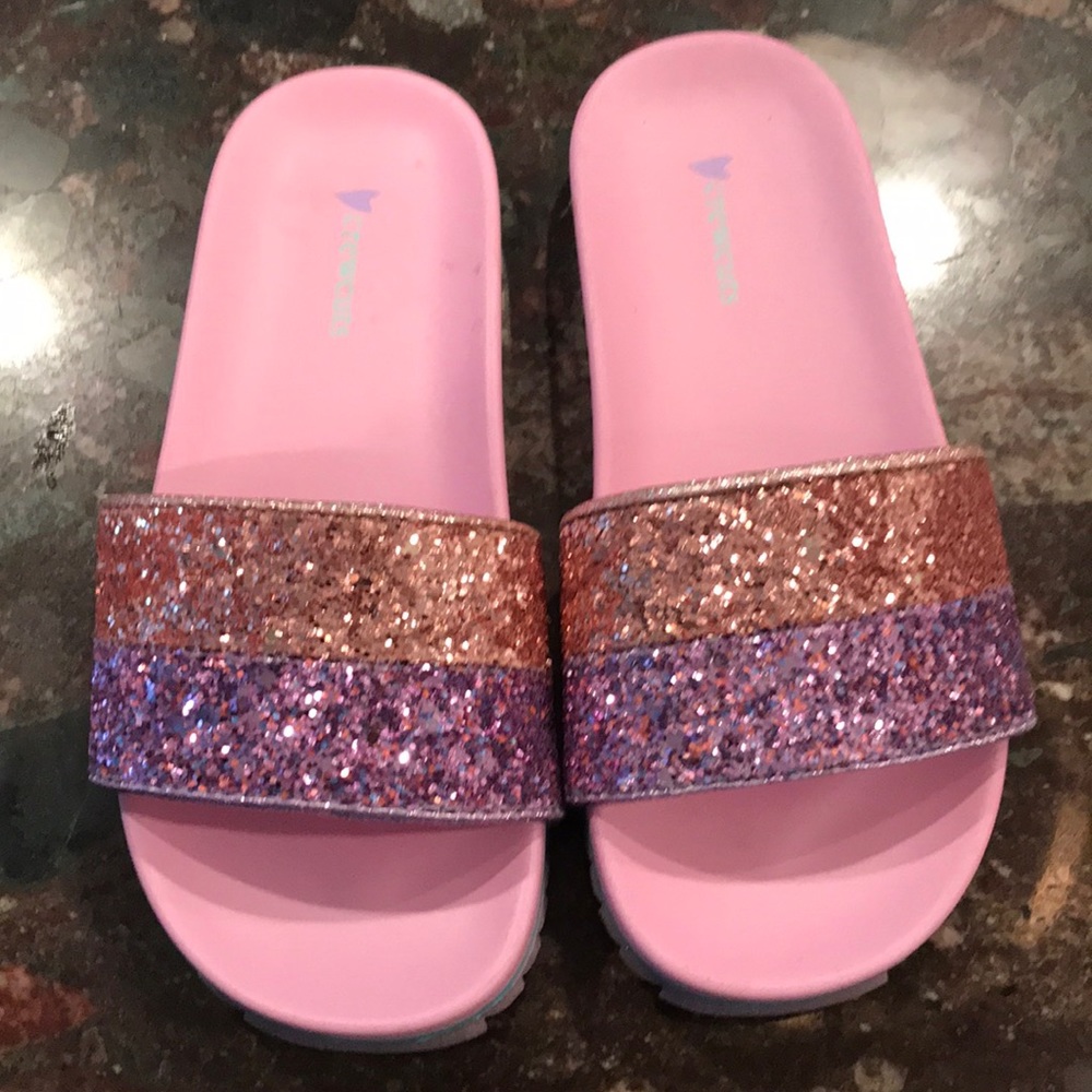 JCrew Crewcuts Glitter Flips